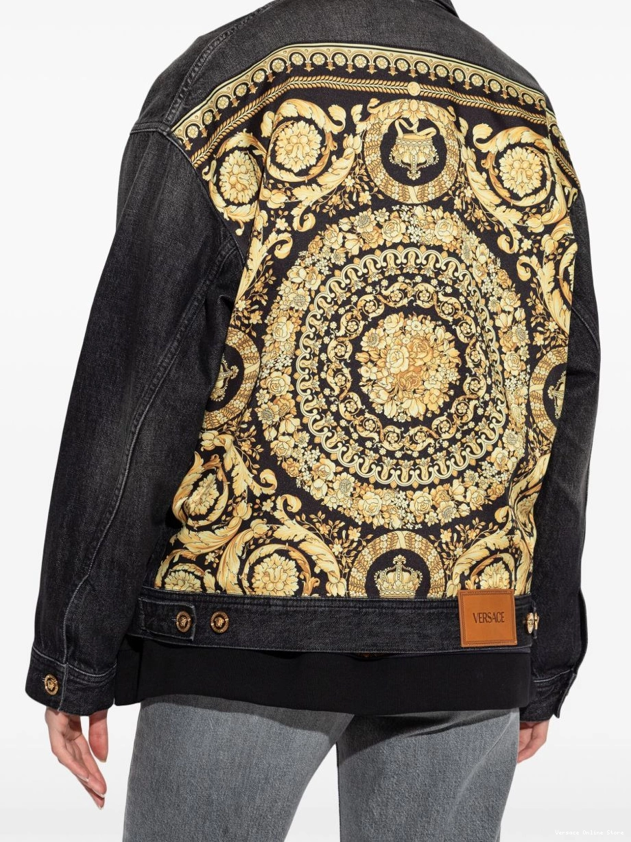 Cheap jacket Women Versace denim Barocco 0816
